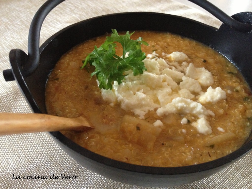 quinoa and potato soup - lacocinadevero