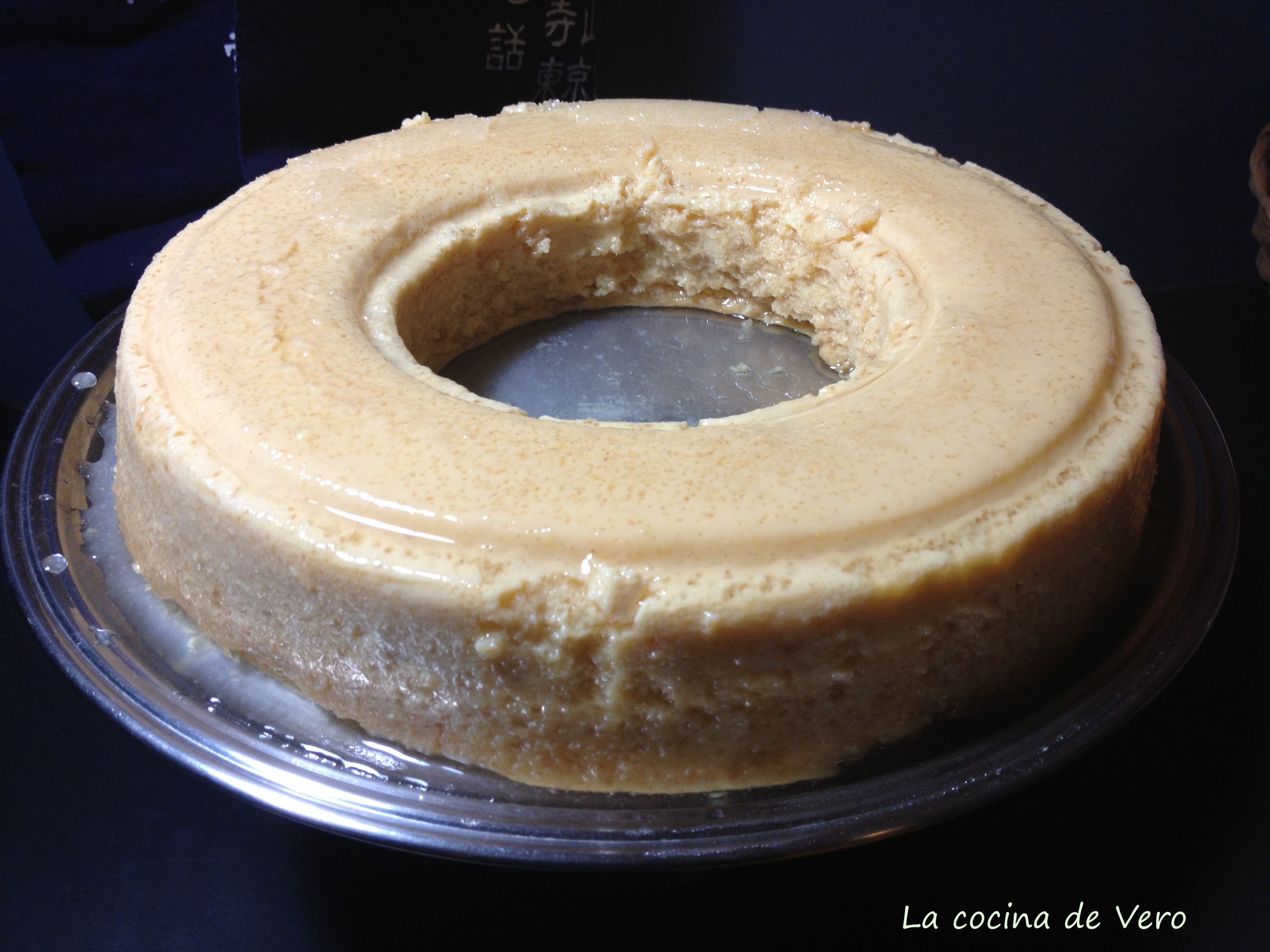 flan con lady fingers
