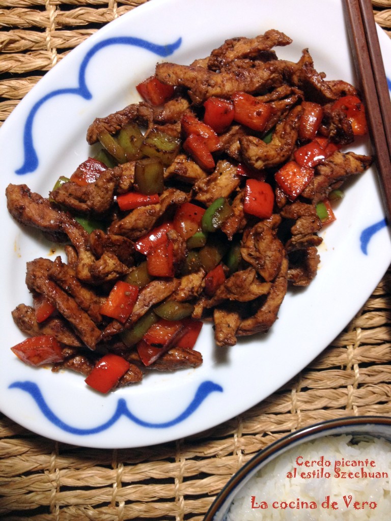 Cerdo picante estilo Szechuan - La cocina de Vero