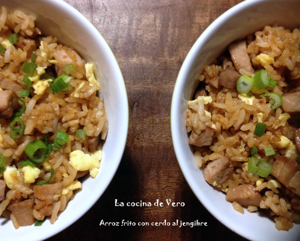 arroz frito con cerdo - la cocina de vero