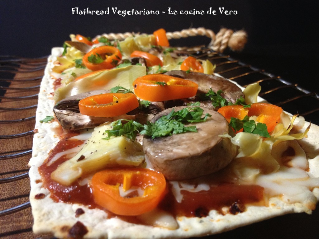 Flatbread vegetariano - La cocina de Vero