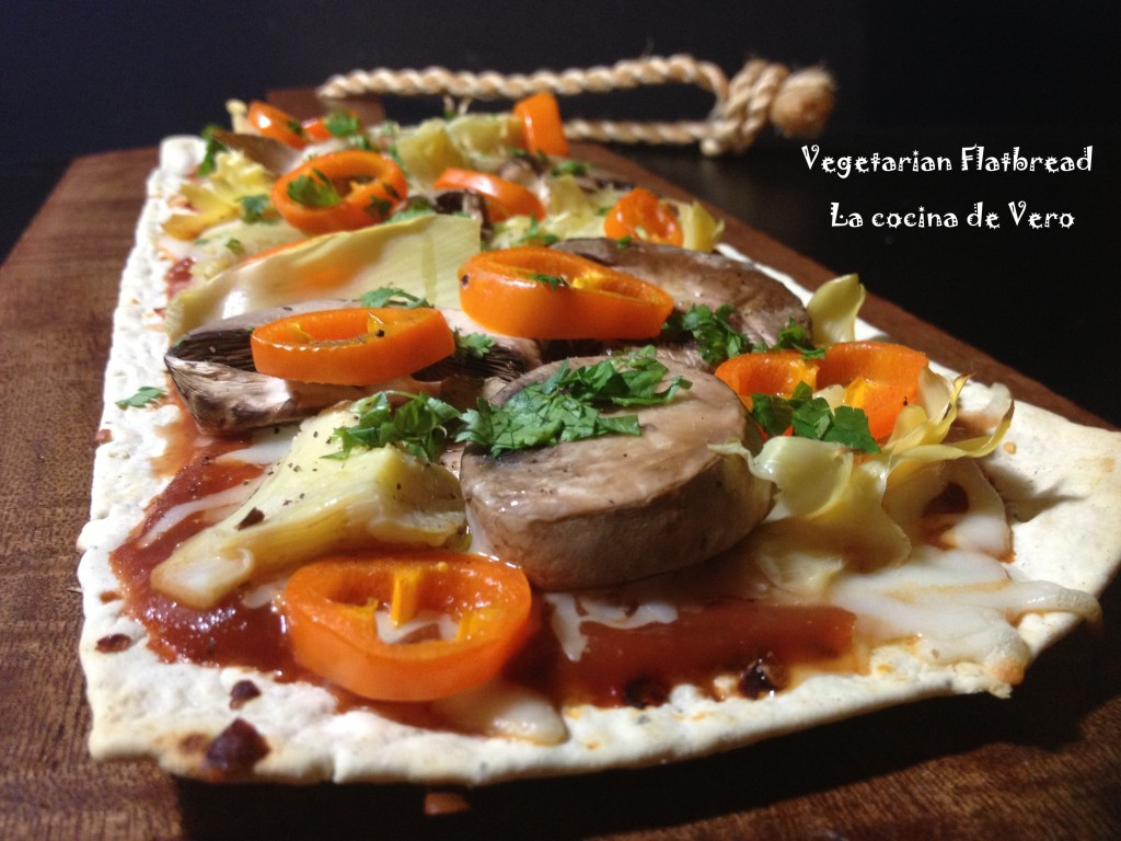 Vegetarian Flatbread - La cocina de Vero