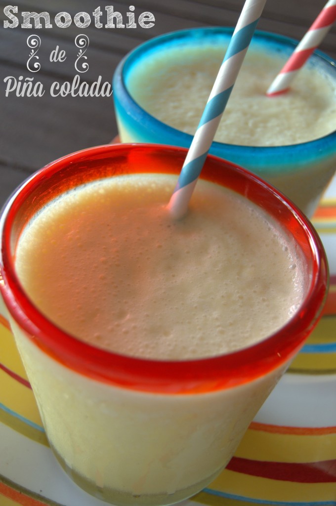 Refrescante Smoothie de Piña colada