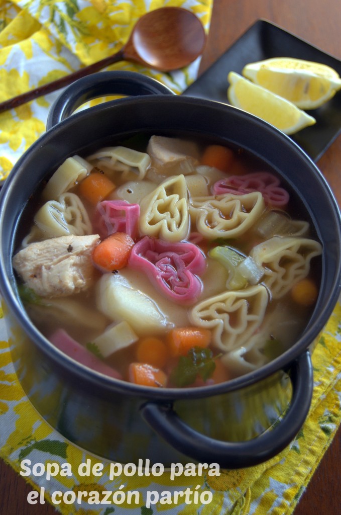 Sopa de pollo rápida y saludable - La cocina de Vero