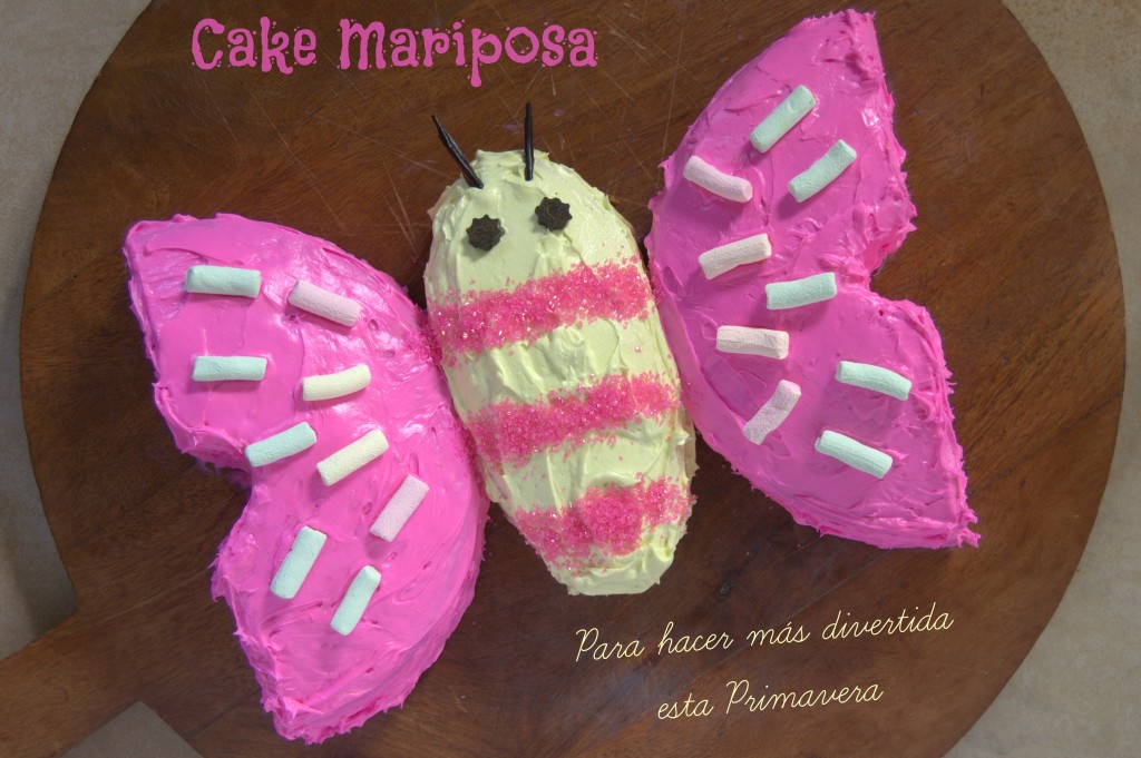 Haz más divertida tu Primavera con este cake Mariposa / Enjoy the Spring with this easy to make cake