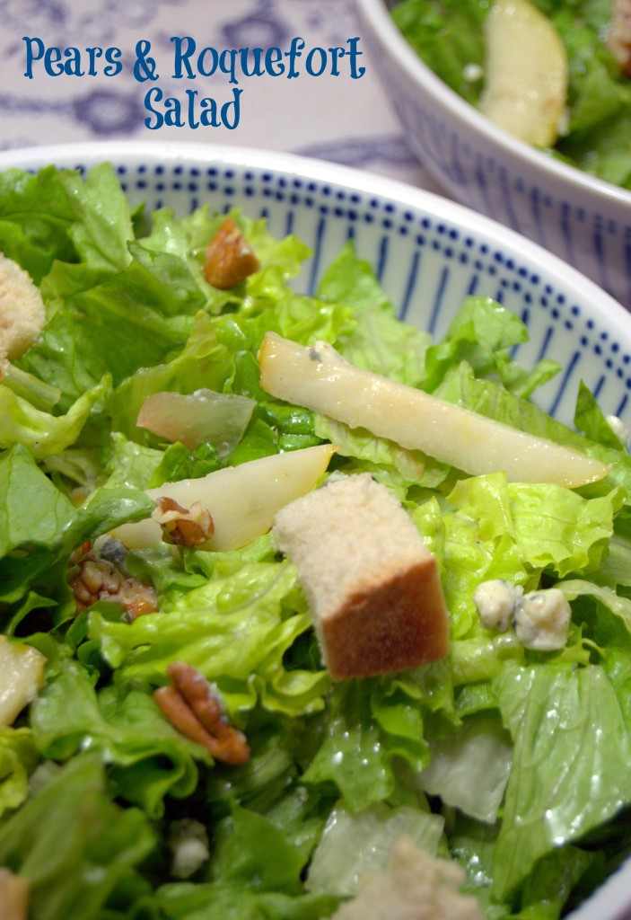 Pears & Roquefort Salad