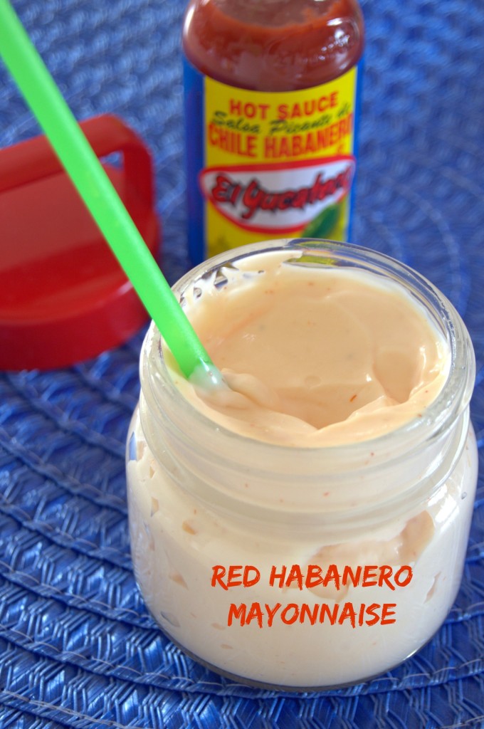 This Red Habanero Mayonnaise is a must try with sandwiches, salads, sweet potatoes, French fries, and more #SauceOn #Shop