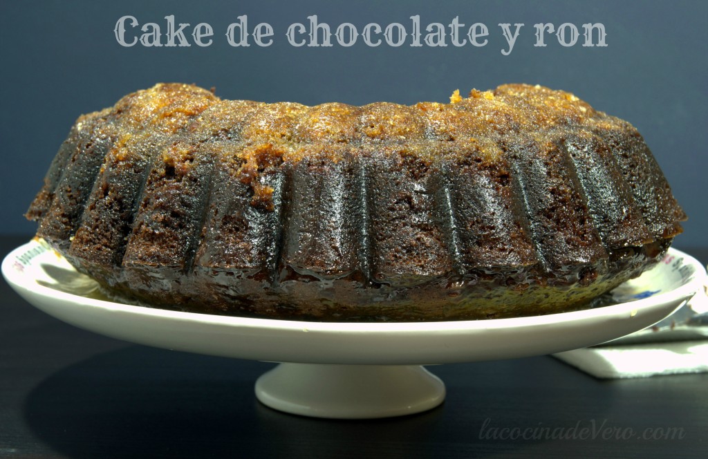 Cake de chocolate y ron