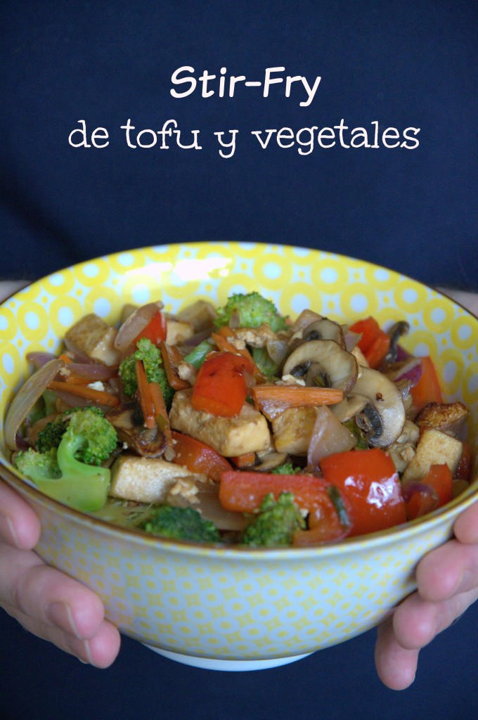 Stir-Fry de tofu y vegetales