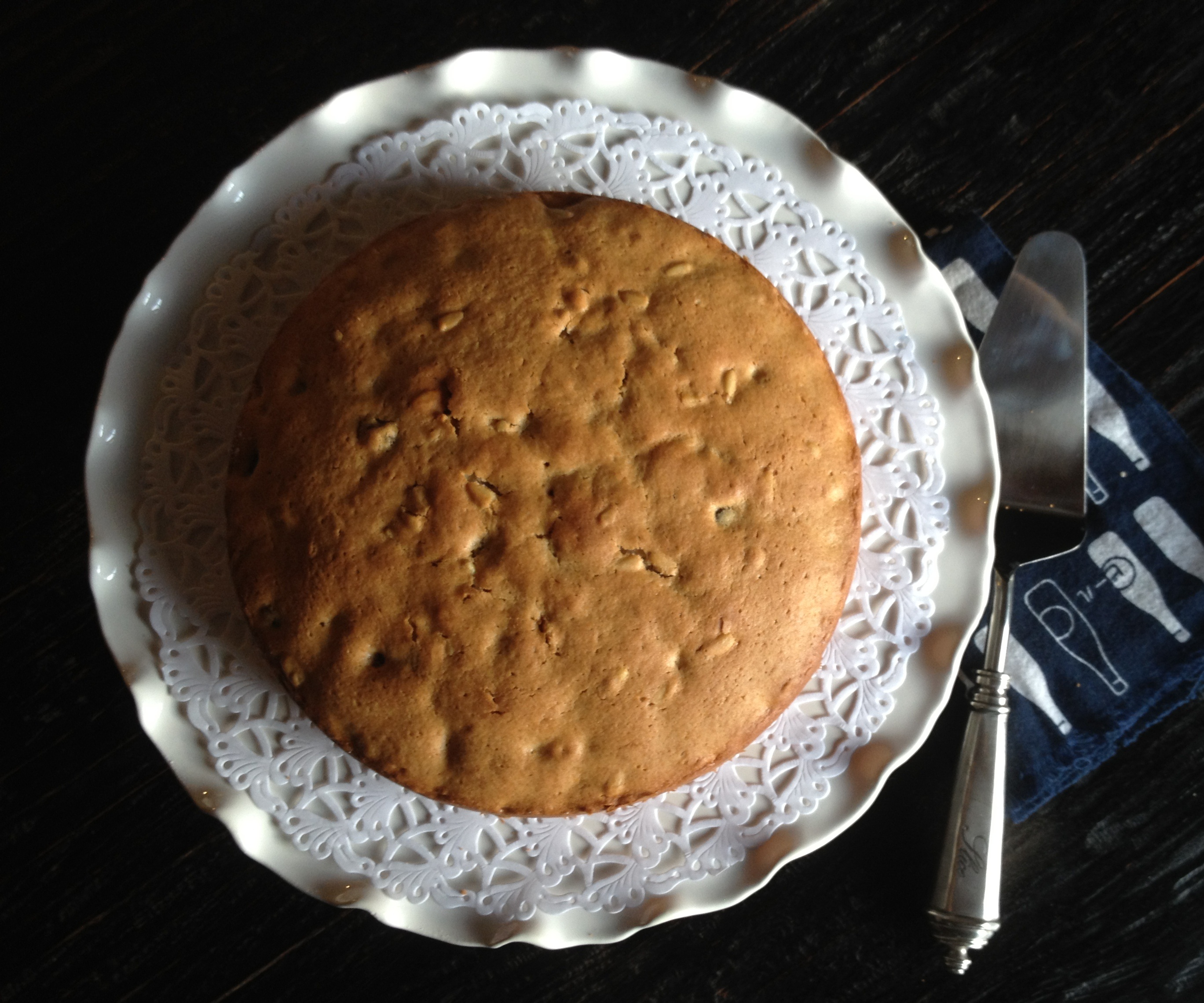 Torta con piñones - La Cocina de Vero