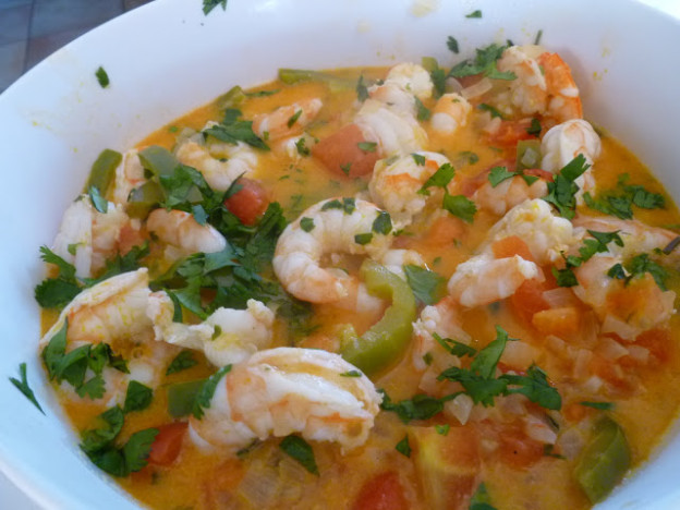 Moqueca de camaroes