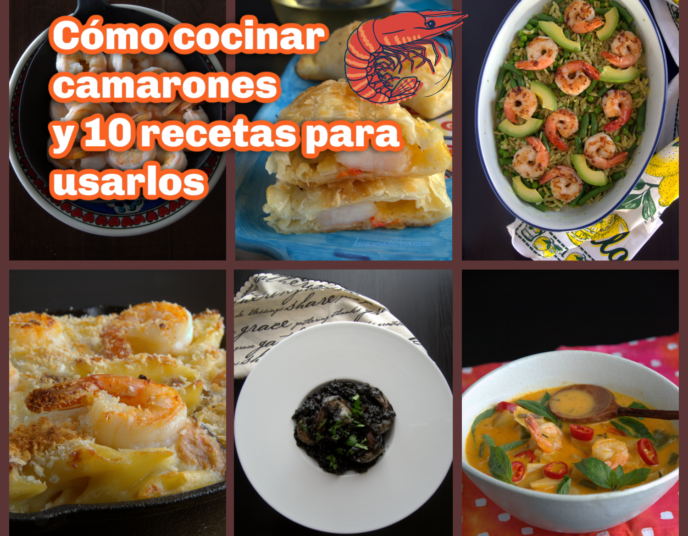 Cómo cocinar camarones y 10 recetas para usarlos. - La Cocina de Vero