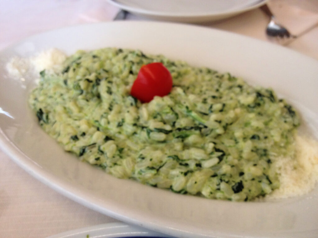 risotto verde en roma